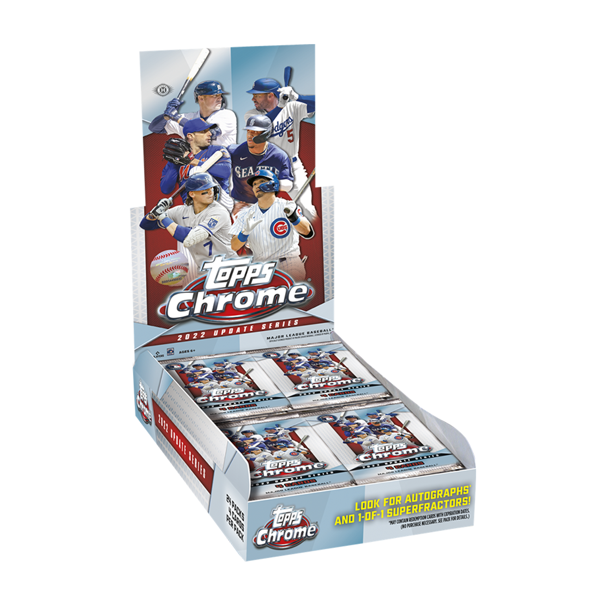 2022 Topps Chrome Update Series Baseball Hobby Box - TCG Tower