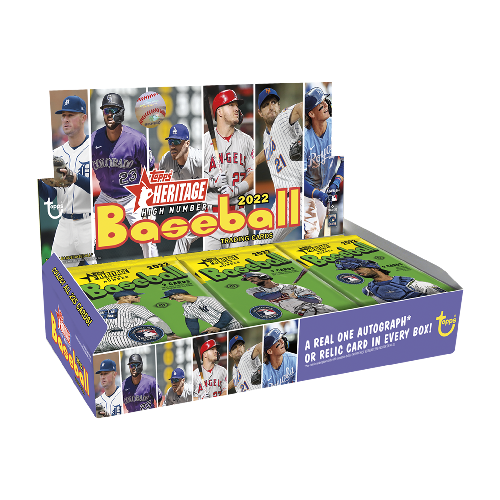 2022 Topps Heritage High Number Baseball Hobby Box - TCG Tower