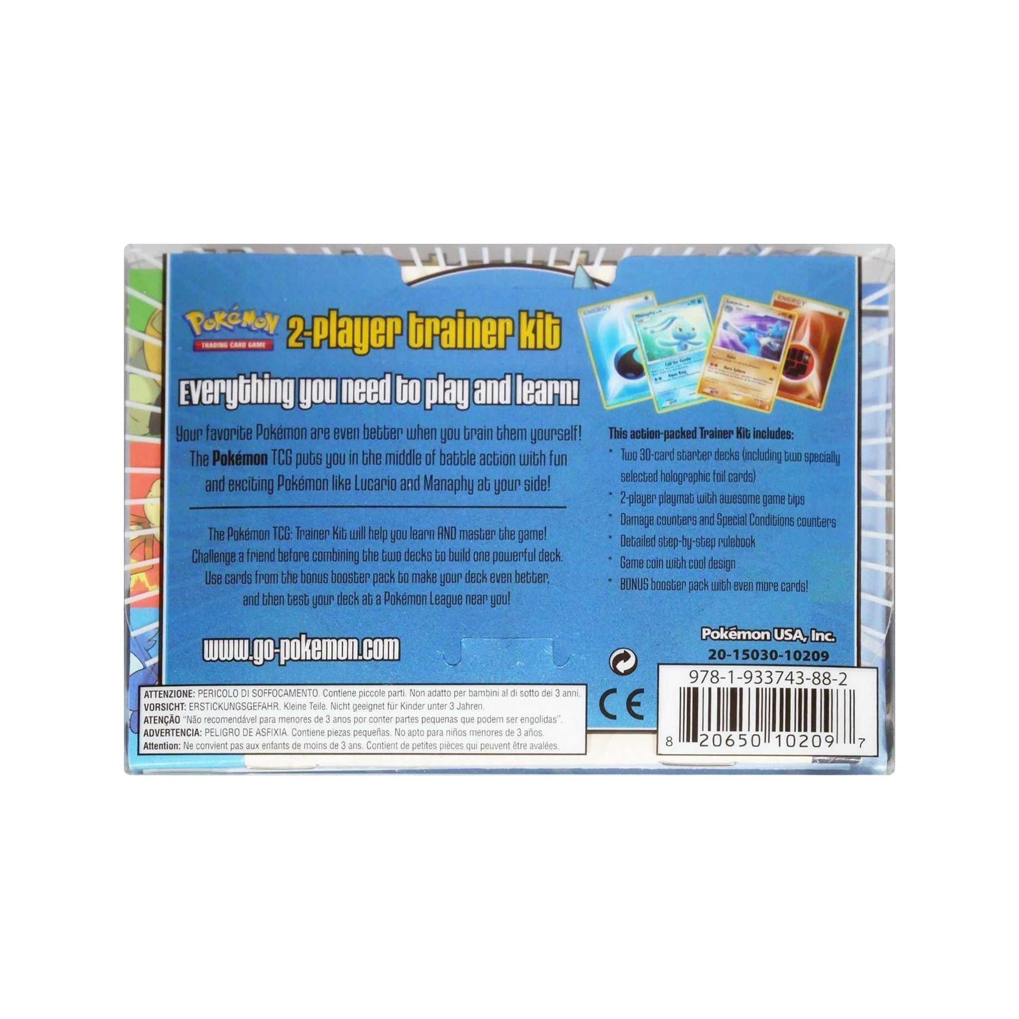 Pokemon DP Trainer Kit: Manaphy and Lucario - TCG Tower