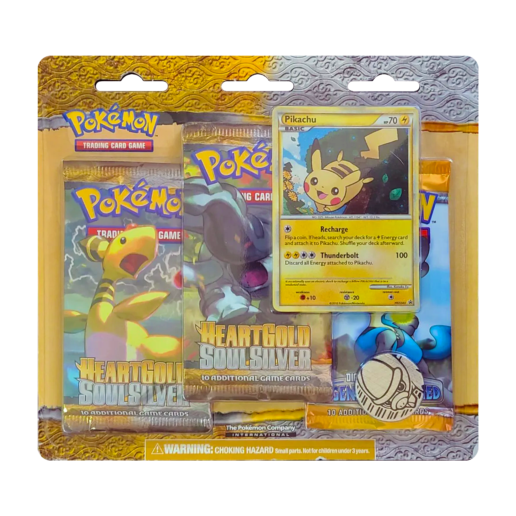 Pokemon HeartGold Soulsilver 3 Pack Blister - TCG Tower