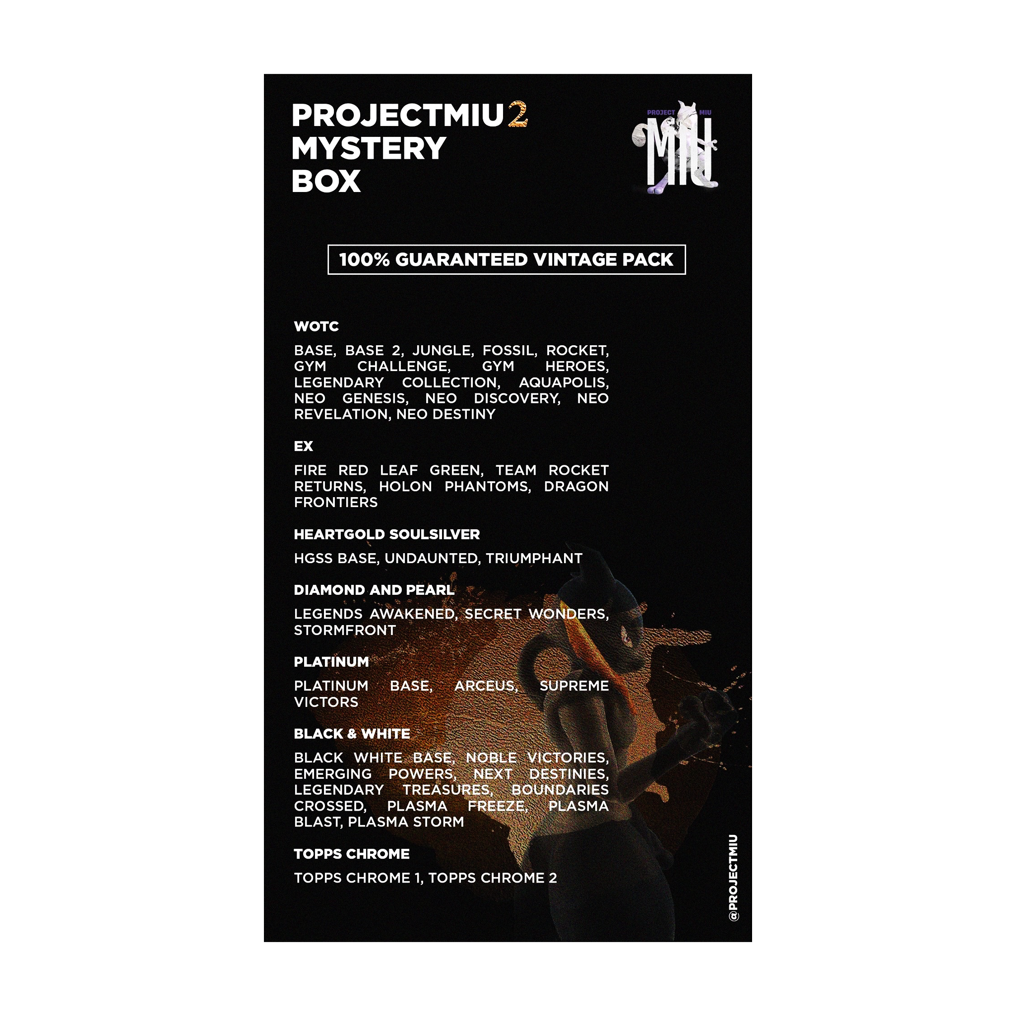 ProjectMiu2 Mystery Box - TCG Tower