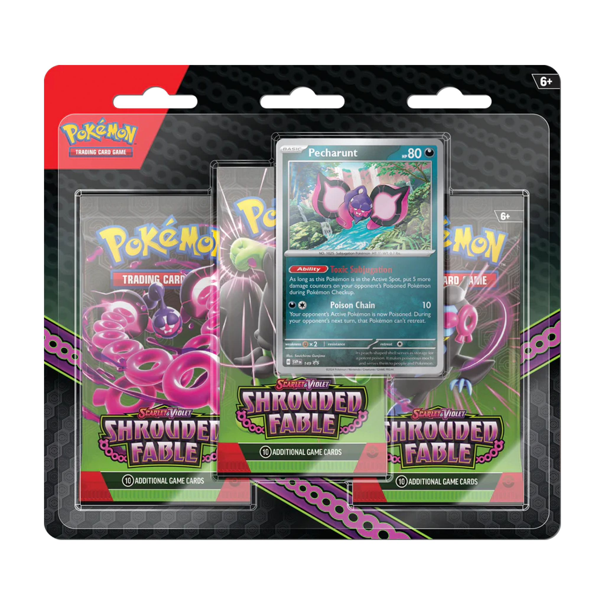 Pokemon Shrouded Fable 3-Pack Blister - TCG Tower