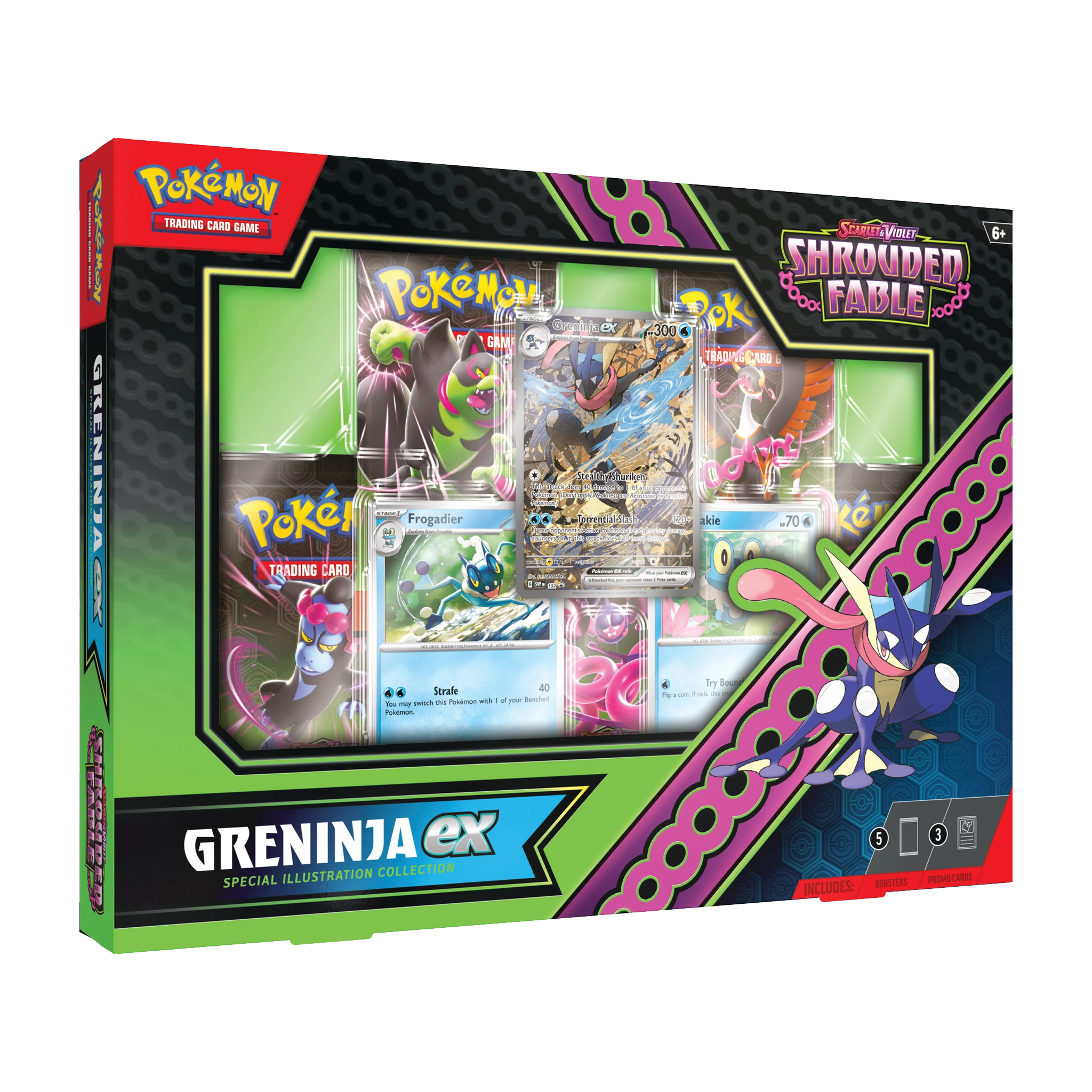 Pokemon Shrouded Fable Greninja Special Illustration Collection Box - TCG Tower