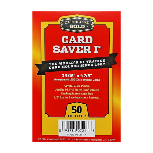 Semi-Rigid Card Saver 1 (50ct) for Standard Size Cards