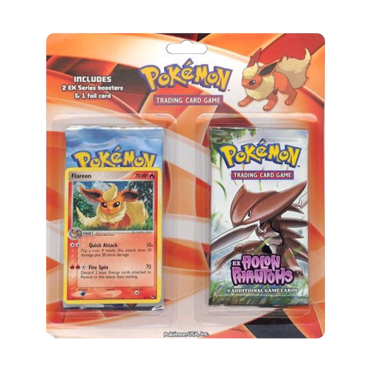 Pokemon EX Deoxys Flareon 2 Pack Blister