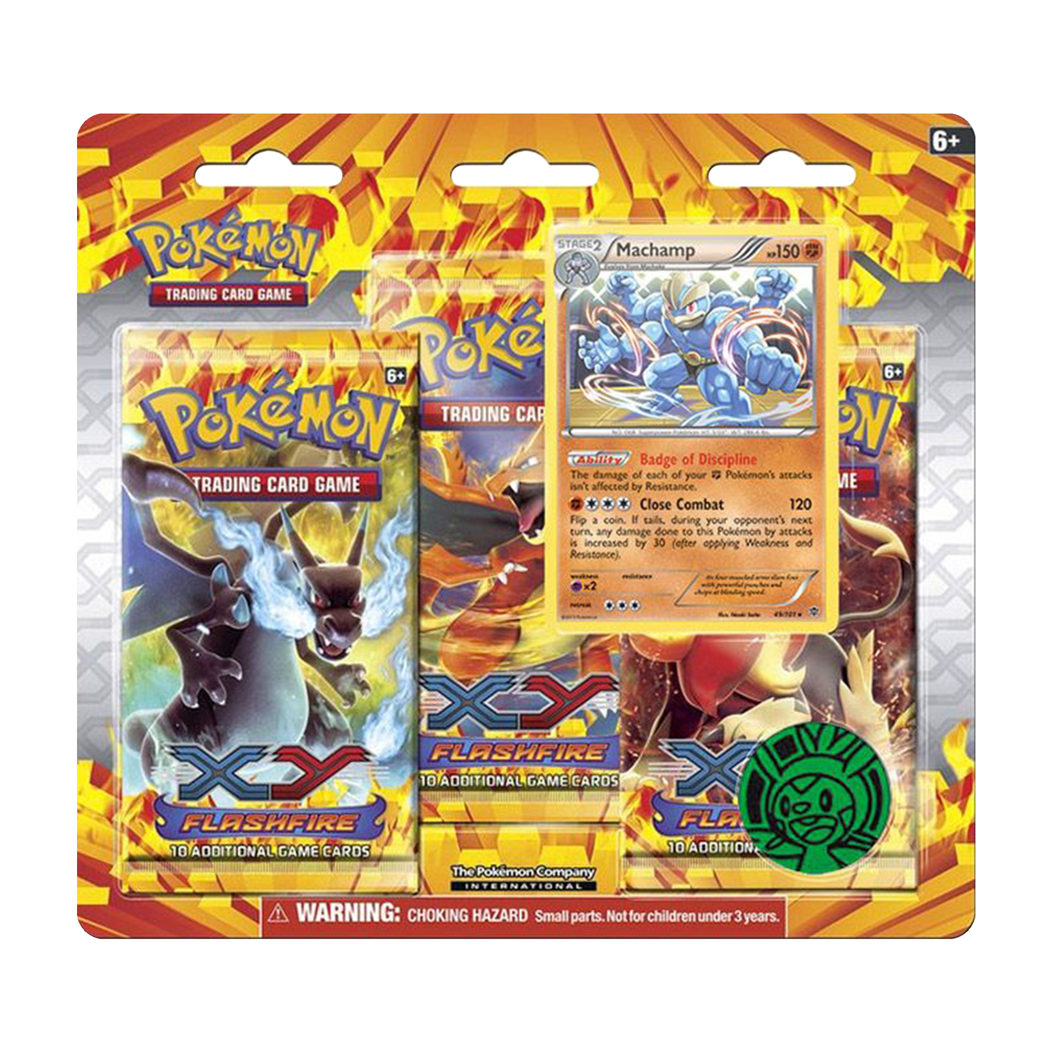 Pokemon Flashfire 3 Pack Blister - TCG Tower