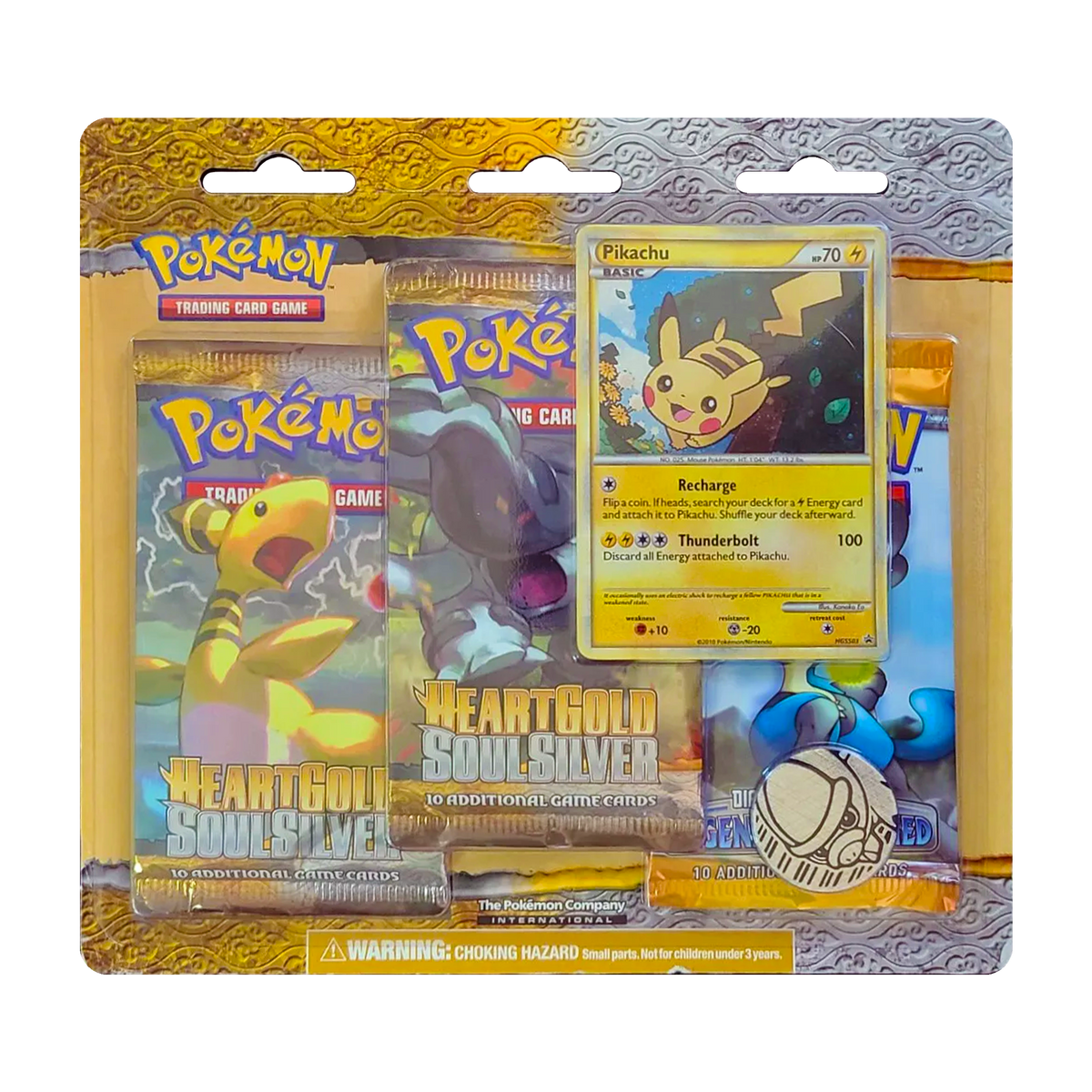 heart gold booster box Pokemon HeartGold Soulsilver 3 Pack Blister
