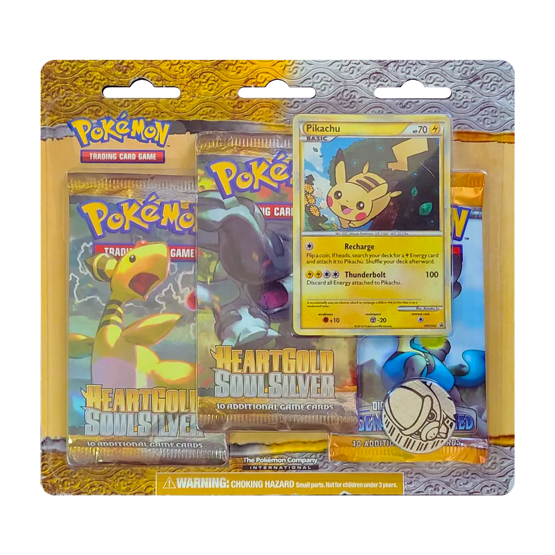 Pokemon HeartGold Soulsilver 3 Pack Blister