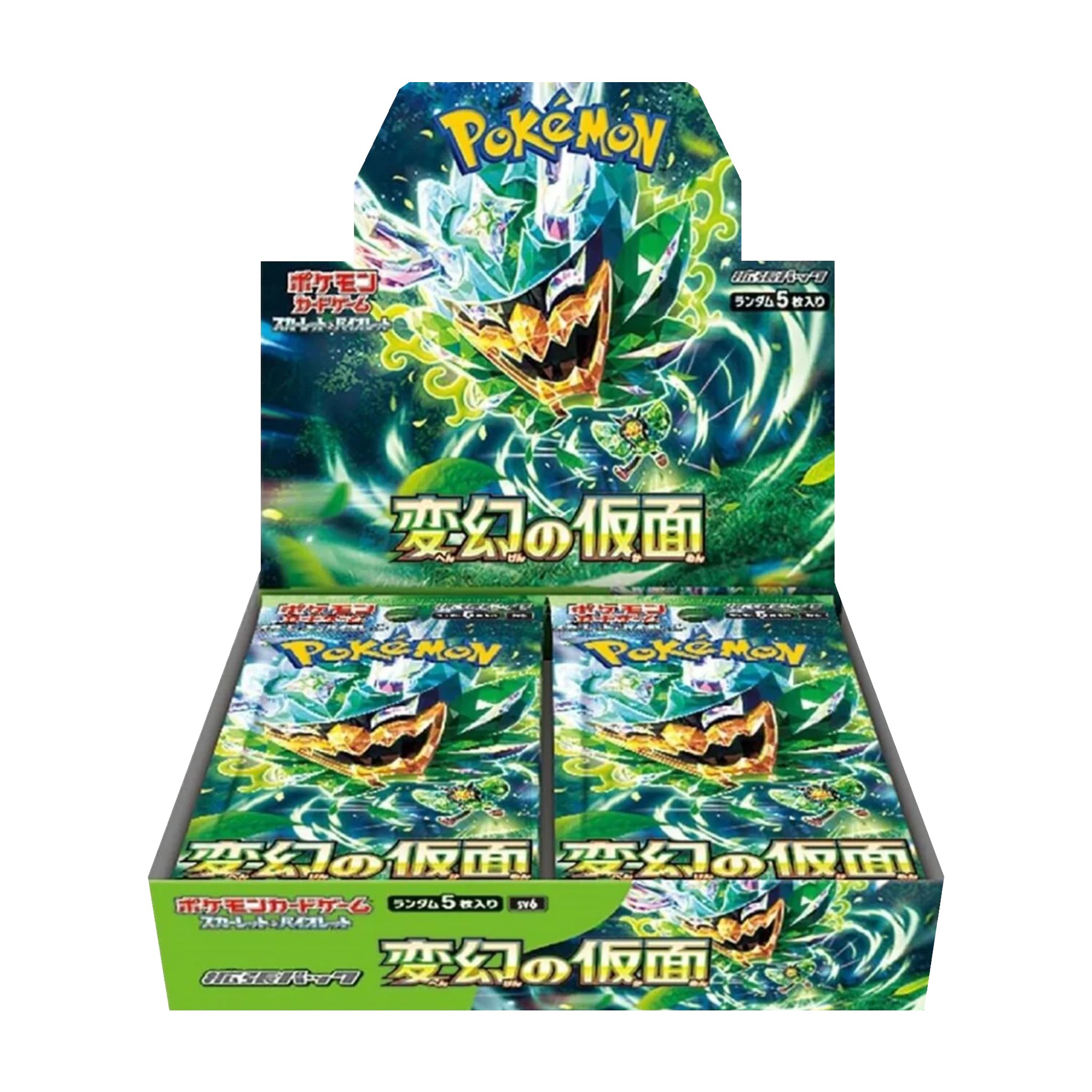 Pokemon Japanese Mask of Change Booster Box - TCG Tower