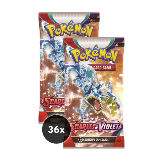 36x Pokemon Scarlet and Violet Booster Pack Bundle