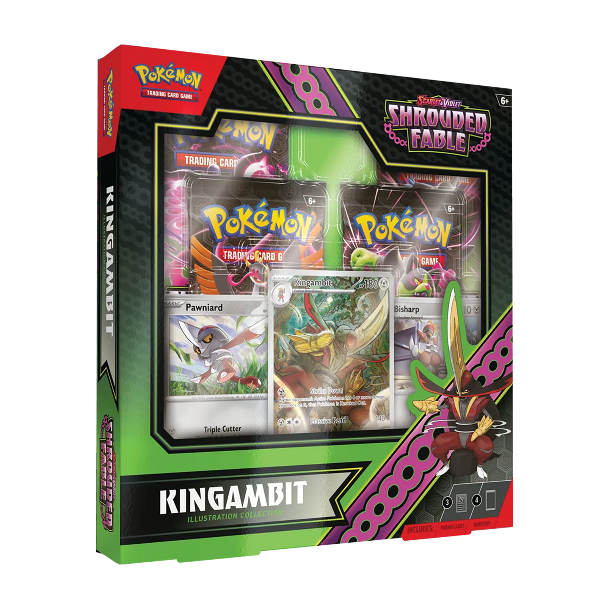 Pokemon Shrouded Fable Kingambit Illustration Collection Box